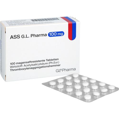 Ass G.l. Pharma 100 mg Magensaftresistent Tab. 100 St G.L. Pharma bei onfy.de kaufen 19471529