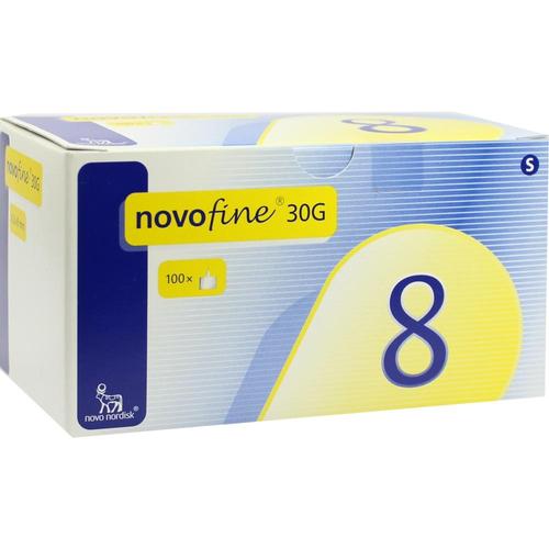 Novofine 8 Kanülen 0.30x8Mm 100 St ACA Müller/ADAG Pharma bei onfy.de kaufen 07408566