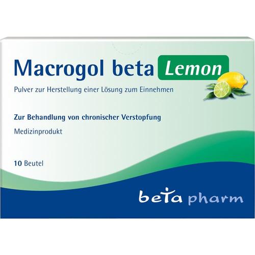 Macrogol Beta Lemon Plv.z.her.e.lsg.z.einn. 10 St betapharm Arzneimittel bei onfy.de kaufen 17164734