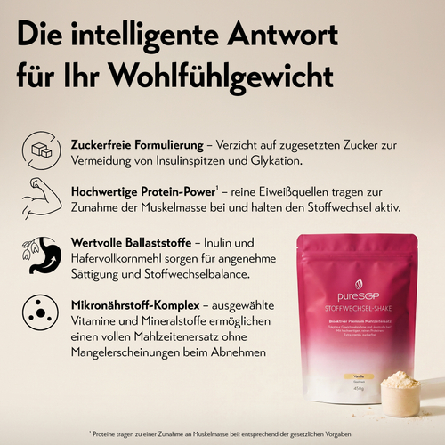 Puresgp Stoffwechsel-Shake Vanille 450 g PharmaSGP bei onfy.de kaufen 20584687