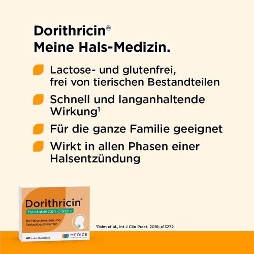 Dorithricin Halstabletten Classic bei Halsschmerzen 40 St MEDICE Arzneimittel Pütter bei onfy.de kaufen 07727946