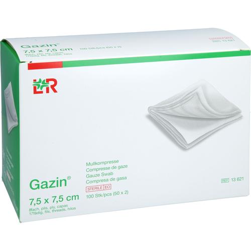 Gazin Mullkomp.7.5x7.5 cm Steril 8Fach 50x2 St Acti Medi bei onfy.de kaufen 17831981