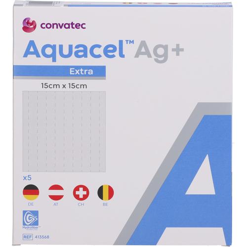 Aquacel Ag+ Extra 15x15 cm Kompressen 5 St CC Pharma bei onfy.de kaufen 18743776