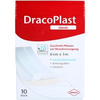 Dracoplast Classic Pflaster 6cmx1M Weiß