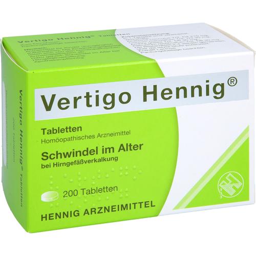 Vertigo Hennig Tabletten 200 St Hennig Arzneimittel bei onfy.de kaufen 19225411