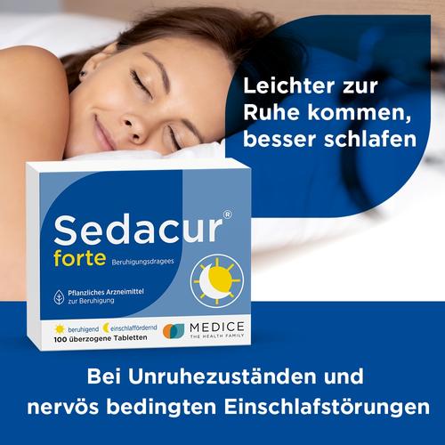 Sedacur forte bei Einschlafstörungen & Unruhezuständen 100 St MEDICE Arzneimittel Pütter bei onfy.de kaufen 06876733