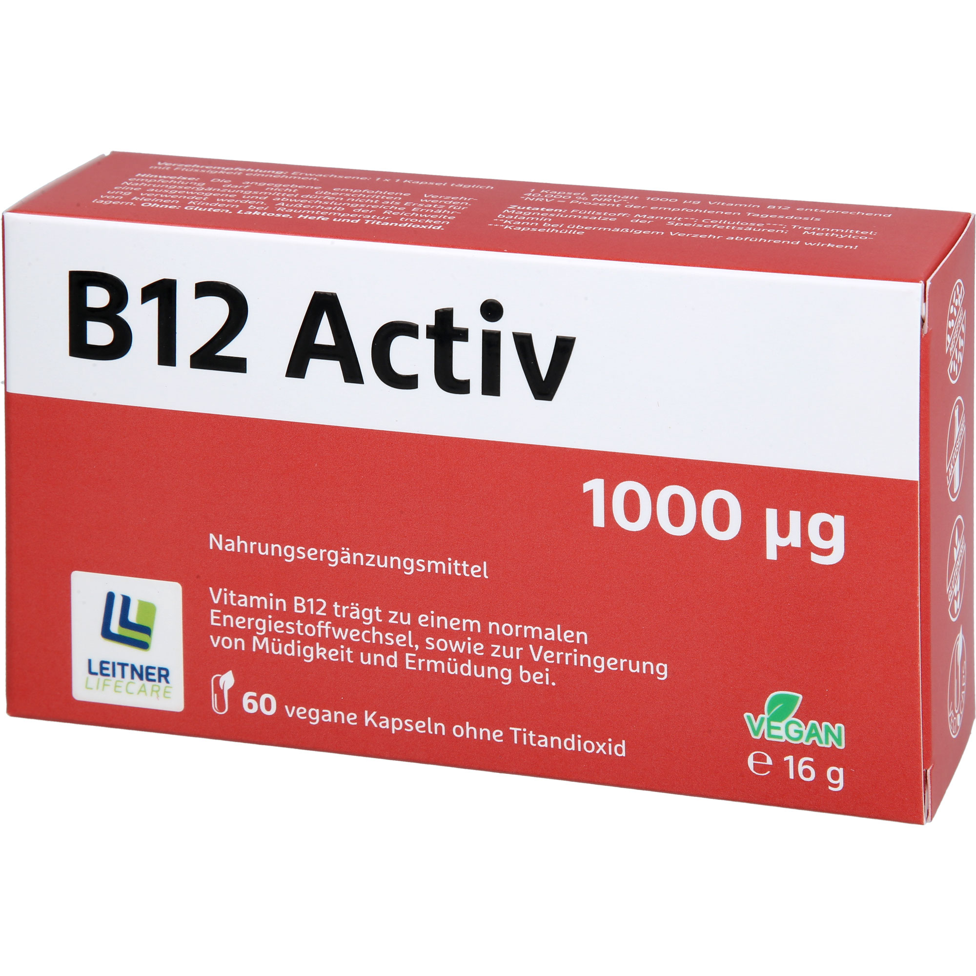 B12 Activ 1000Ug Kapseln 60 St Leitner Lifecare bei onfy.de kaufen 18458219