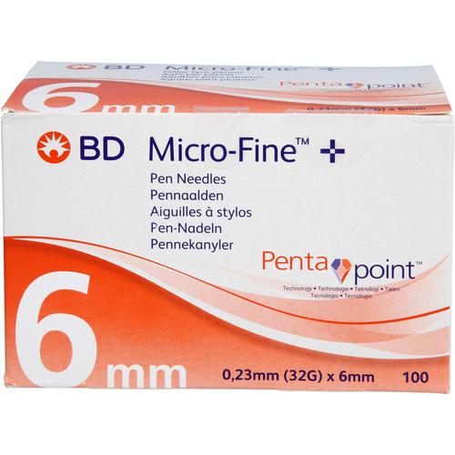 Bd Micro-Fine+ Pen-Nadeln 0.23x6 Mm 32 G 100 St Medi-Spezial bei onfy.de kaufen 19226907