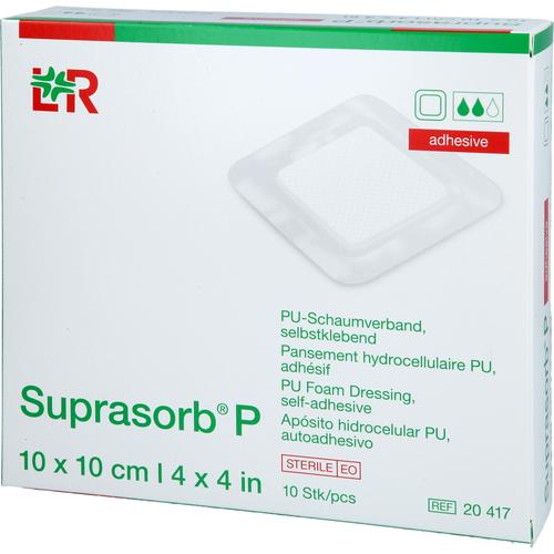 Suprasorb P Pu-Schaumv. Selbstklebend 10x10 cm 10 St Lohmann & Rauscher bei onfy.de kaufen 18001106