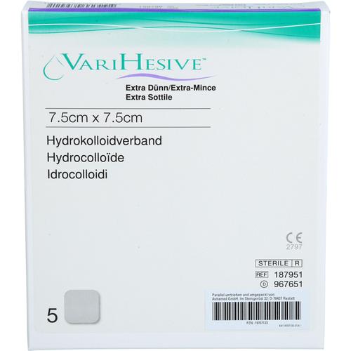 Varihesive Extra Dünn 7.5x7.5 cm Hkv Hydroaktiv 5 St Avitamed bei onfy.de kaufen 19707133