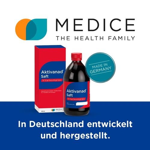 Aktivanad Saft bei Erschöpfung durch Vitamin-B-Mangel 500 ml MEDICE Arzneimittel Pütter bei onfy.de kaufen 11278307