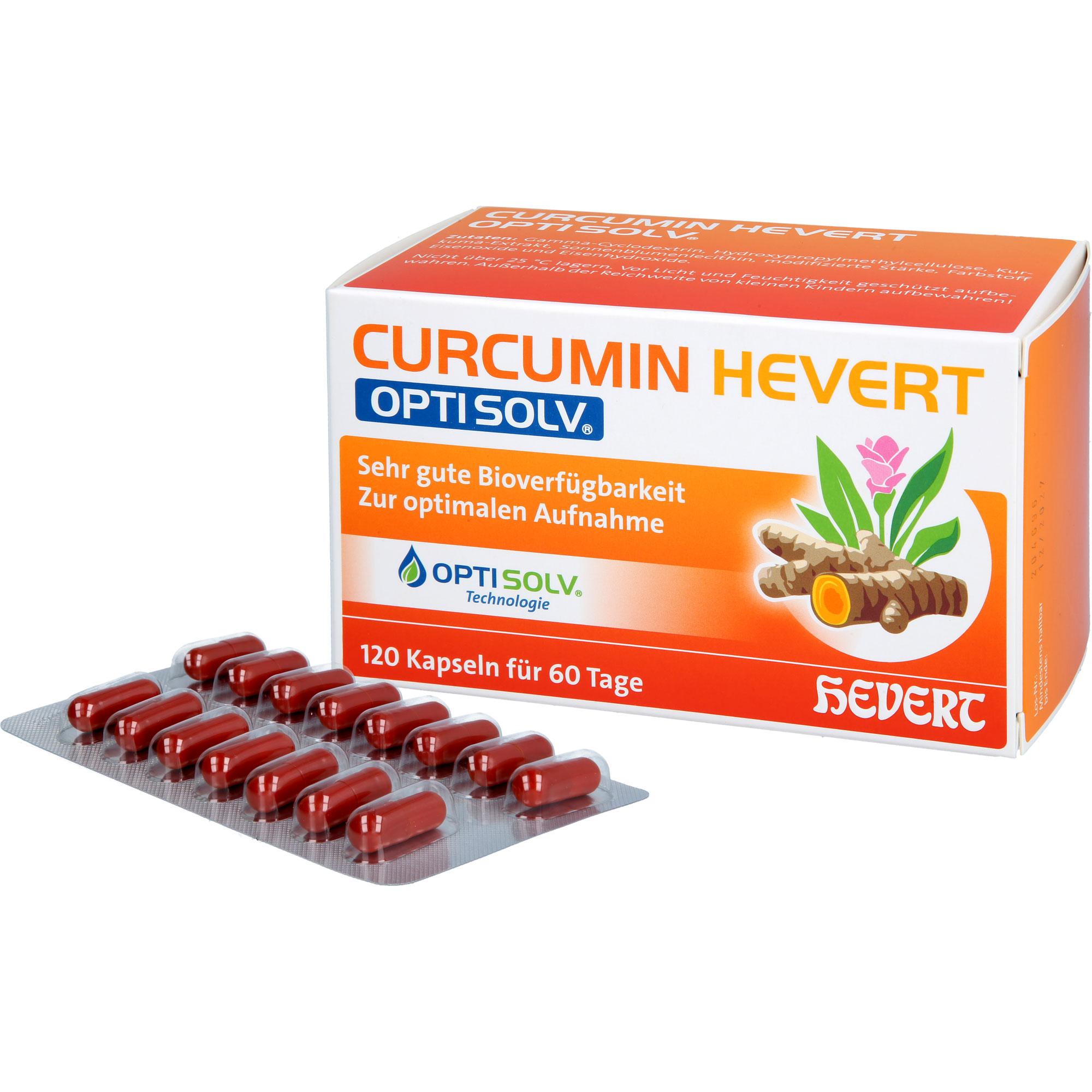 Curcumin Hevert Optisolv 120 St Hevert-Arzneimittel bei onfy.de kaufen 19709824