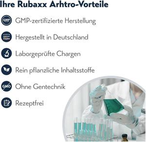 Erfahrungen mit Rubaxx Arthro - 218 Kundenbewertungen | onfy.de 00990884