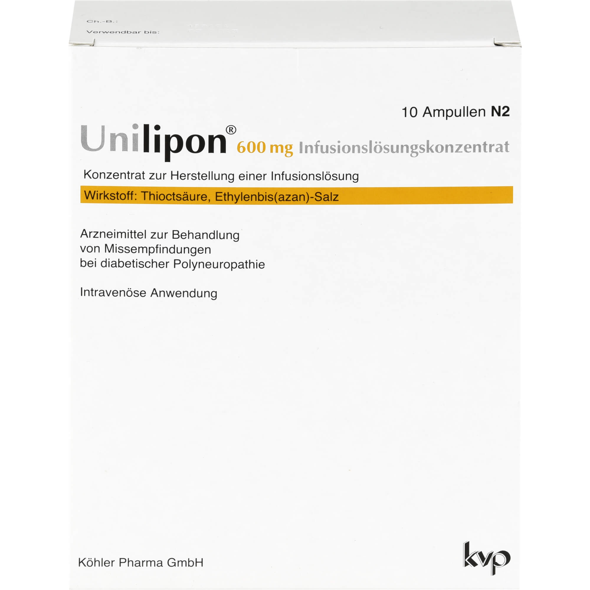 Unilipon 600 Injekt null