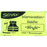 Senada Warnweste Gelb Single Tasche null