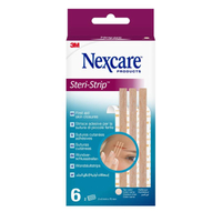Nexcare Steri-Strip Wundverschlusst. Hellbr 6x75Mm null