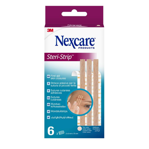 Nexcare Steri-Strip Wundverschlusst. Hellbr 6x75Mm 6 St 3M Deutschland bei onfy.de kaufen 18413257