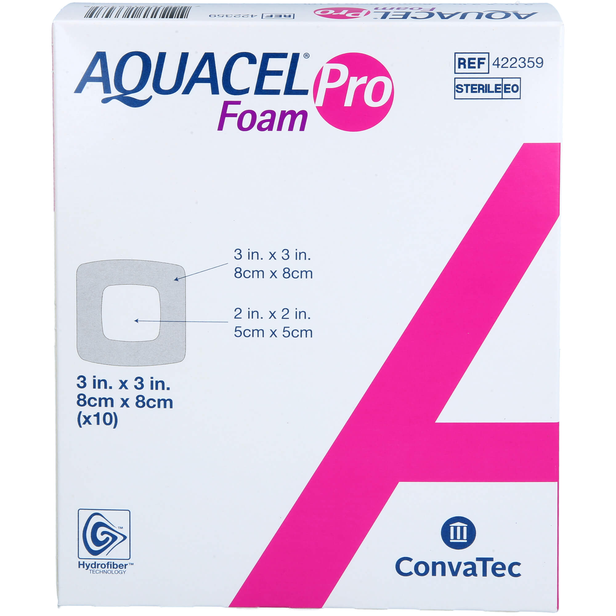 Aquacel Foam pro 8x8 cm Hydrofiber Schaumverband null