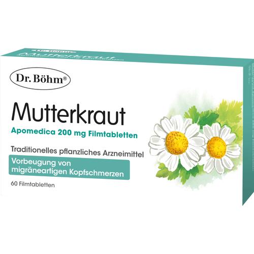Mutterkraut Apomedica 200mg Filmtabletten 60 St Apomedica Pharmazeutische Produkte bei onfy.de kaufen 19374157