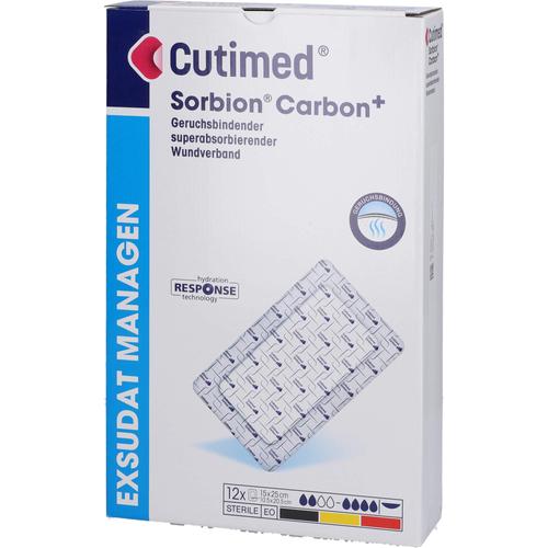 Cutimed Sorbion Carbon 15x25cm Steril 12 St BSN medical bei onfy.de kaufen 16792397