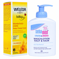 Wickelbereich: Calendula-Wundschutzcreme + Baby-Waschlotion 2002472046027