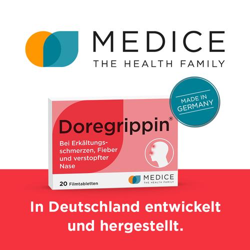 Doregrippin bei Erkältungsschmerzen & verstopfter Nase 20 St MEDICE Arzneimittel Pütter bei onfy.de kaufen 04587812