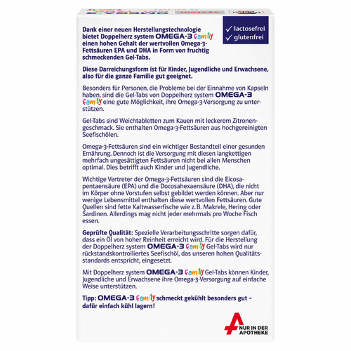 Doppelherz Omega-3 Family Gel-Tabs System 60 St Queisser Pharma bei onfy.de kaufen 12351236