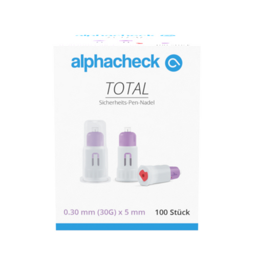 Alphacheck Total Sicherheits-Pen-Nadel 30G X 5 Mm 100 St Berger Med bei onfy.de kaufen 16840245