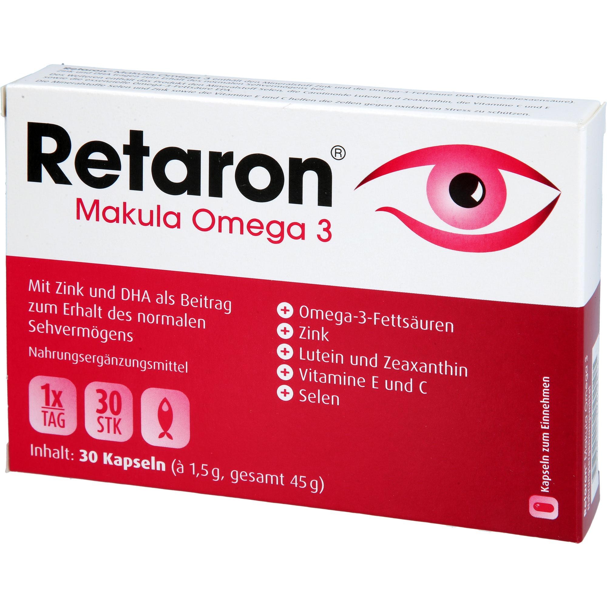 Retaron Makula Omega 3 30 St URSAPHARM Arzneimittel bei onfy.de kaufen 19642853