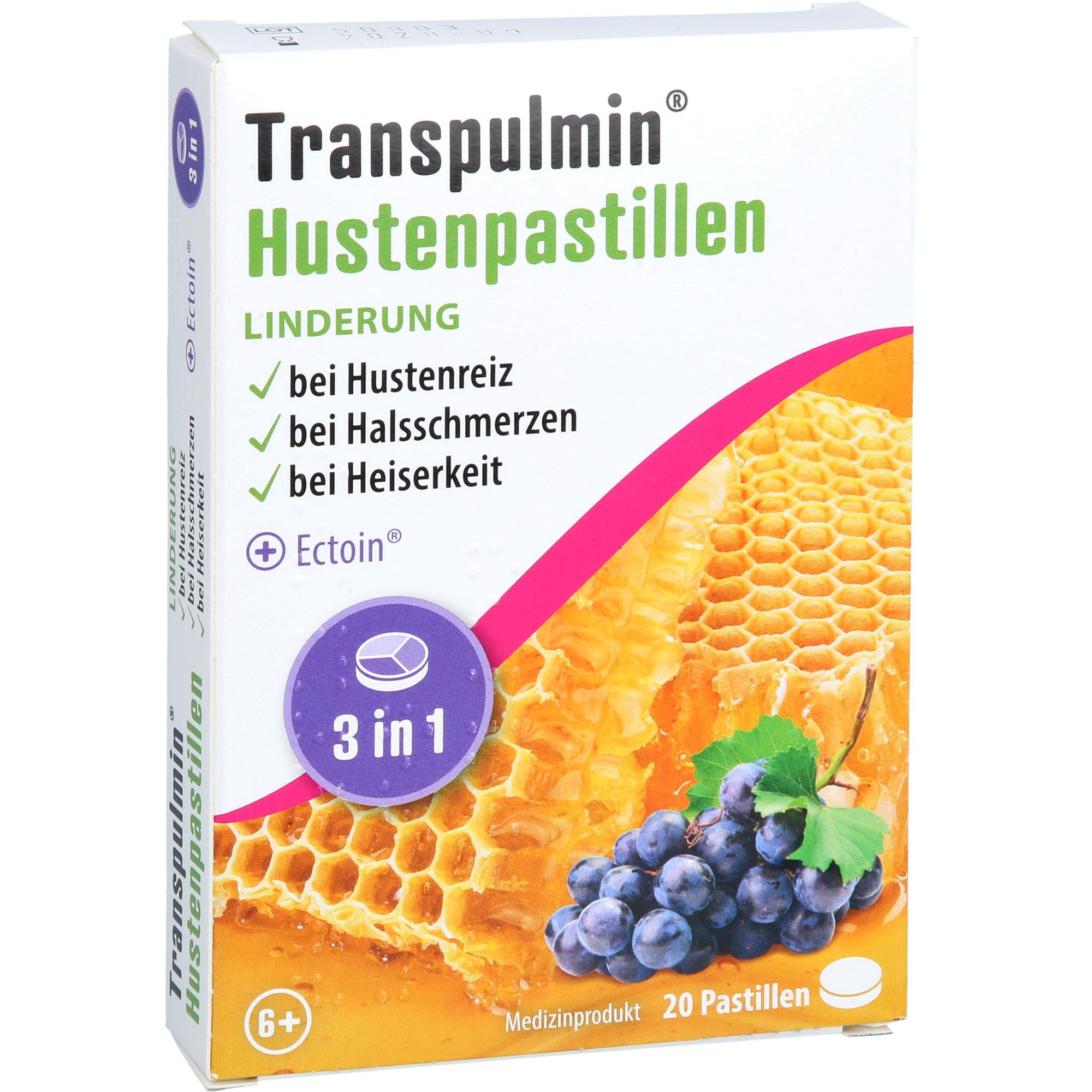 Transpulmin Hustenpastillen 20 St Cooper Consumer Health Deutschland bei onfy.de kaufen 19962718