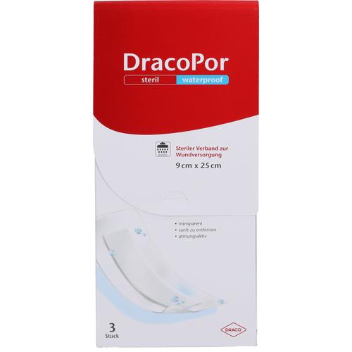 Dracopor Waterproof Wundverband Steril 9cmx25cm 3 St Dr. Ausbüttel bei onfy.de kaufen 19351239