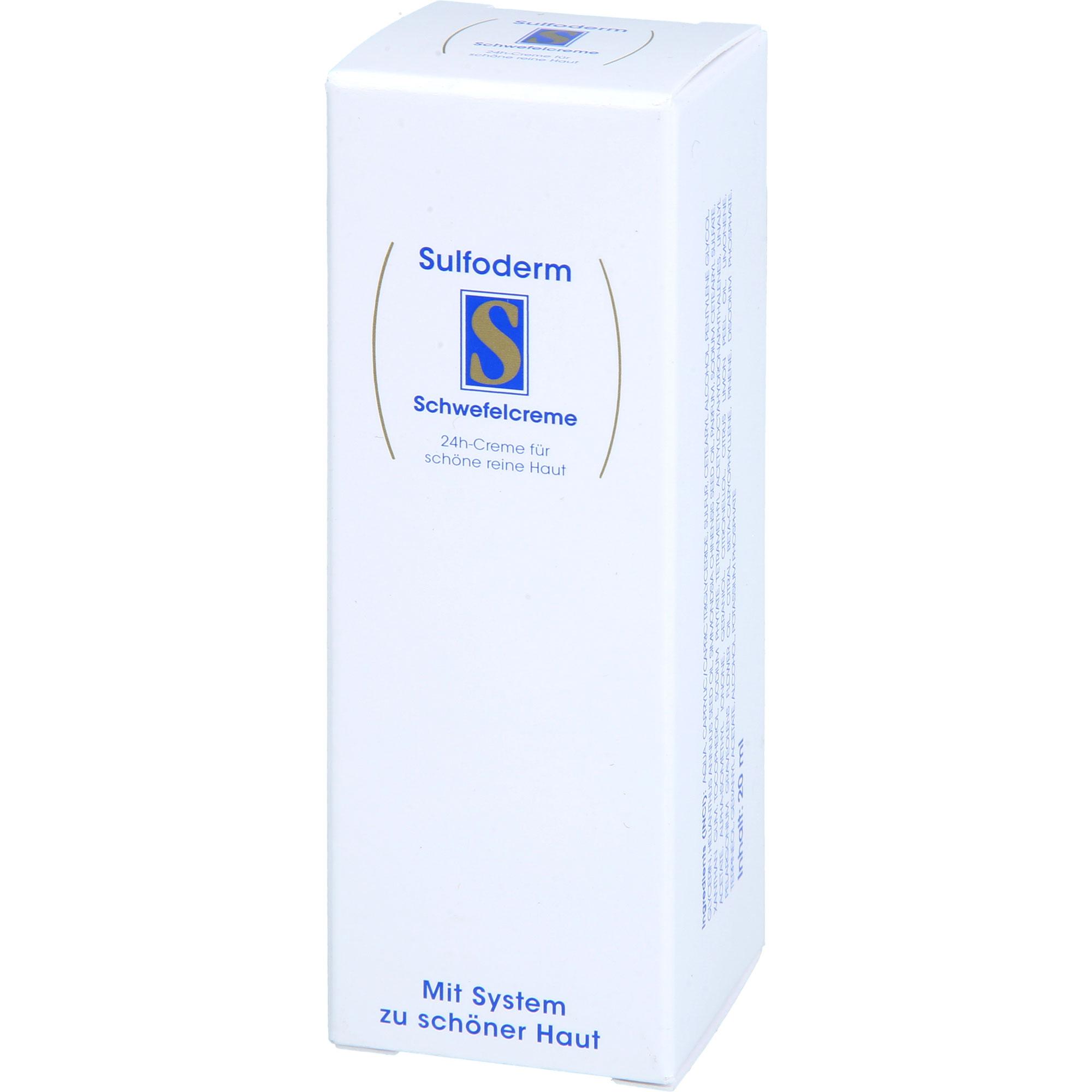 Sulfoderm S Schwefelcreme 20 ml ECOS Vertriebs bei onfy.de kaufen 20300595