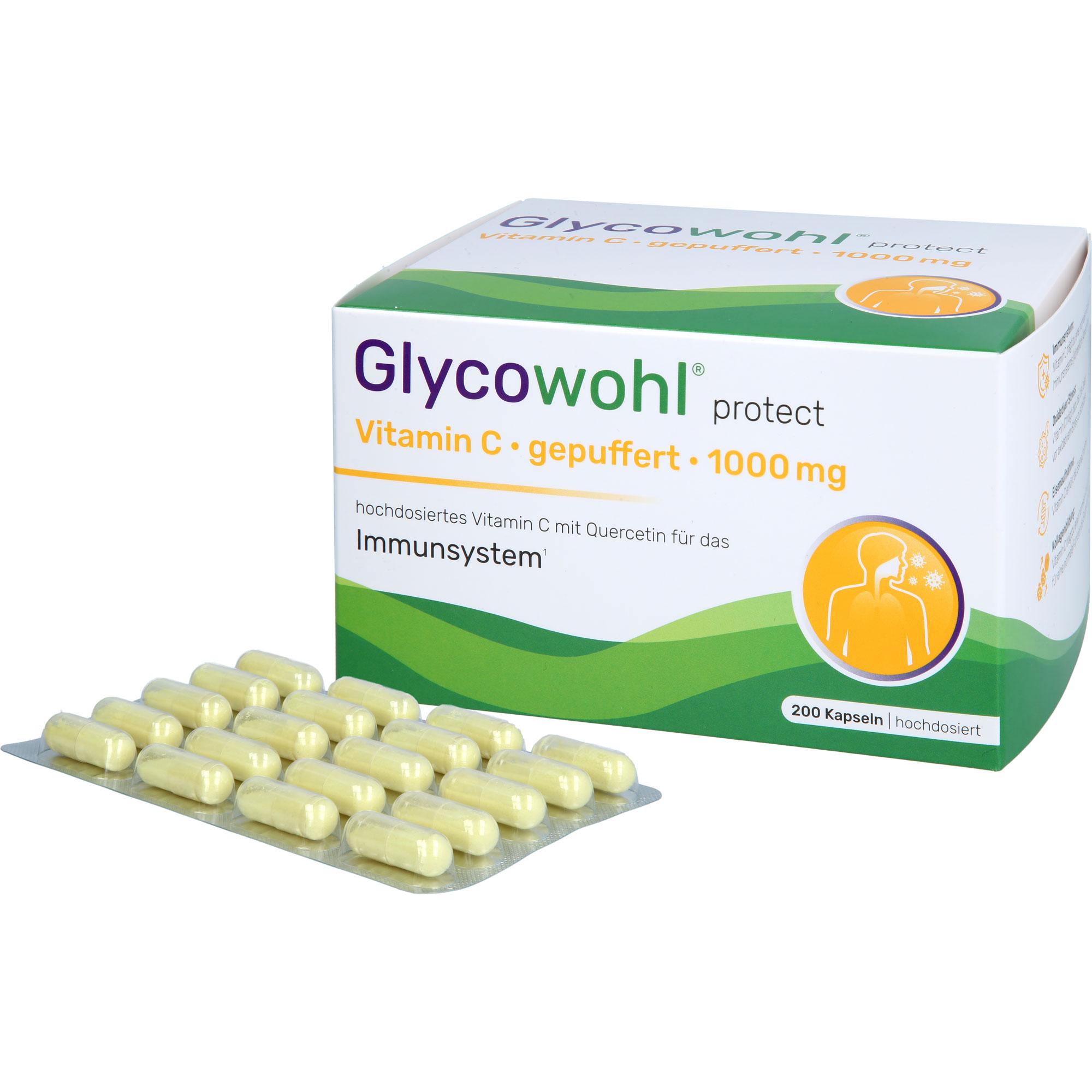 Glycowohl Vitamin C 1000 mg mit Quercetin Vegan 200 St Heilpflanzenwohl bei onfy.de kaufen 19518047
