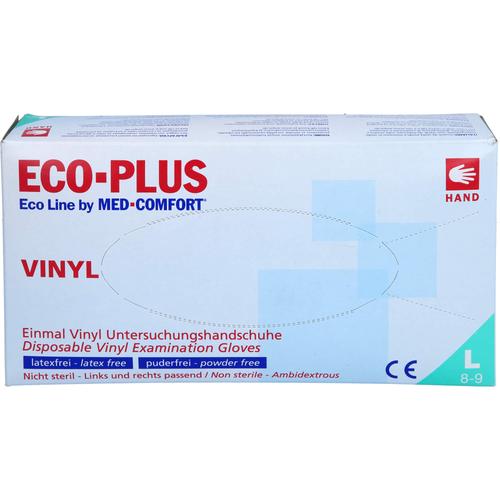 Eco-Plus Vinyl Handschuhe Weiß Größe L 100 St AMPri Handelsgesellschaft bei onfy.de kaufen 13511446
