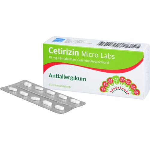 Cetirizin Micro Labs 10 mg Filmtabletten 50 St Micro Labs bei onfy.de kaufen 19249280