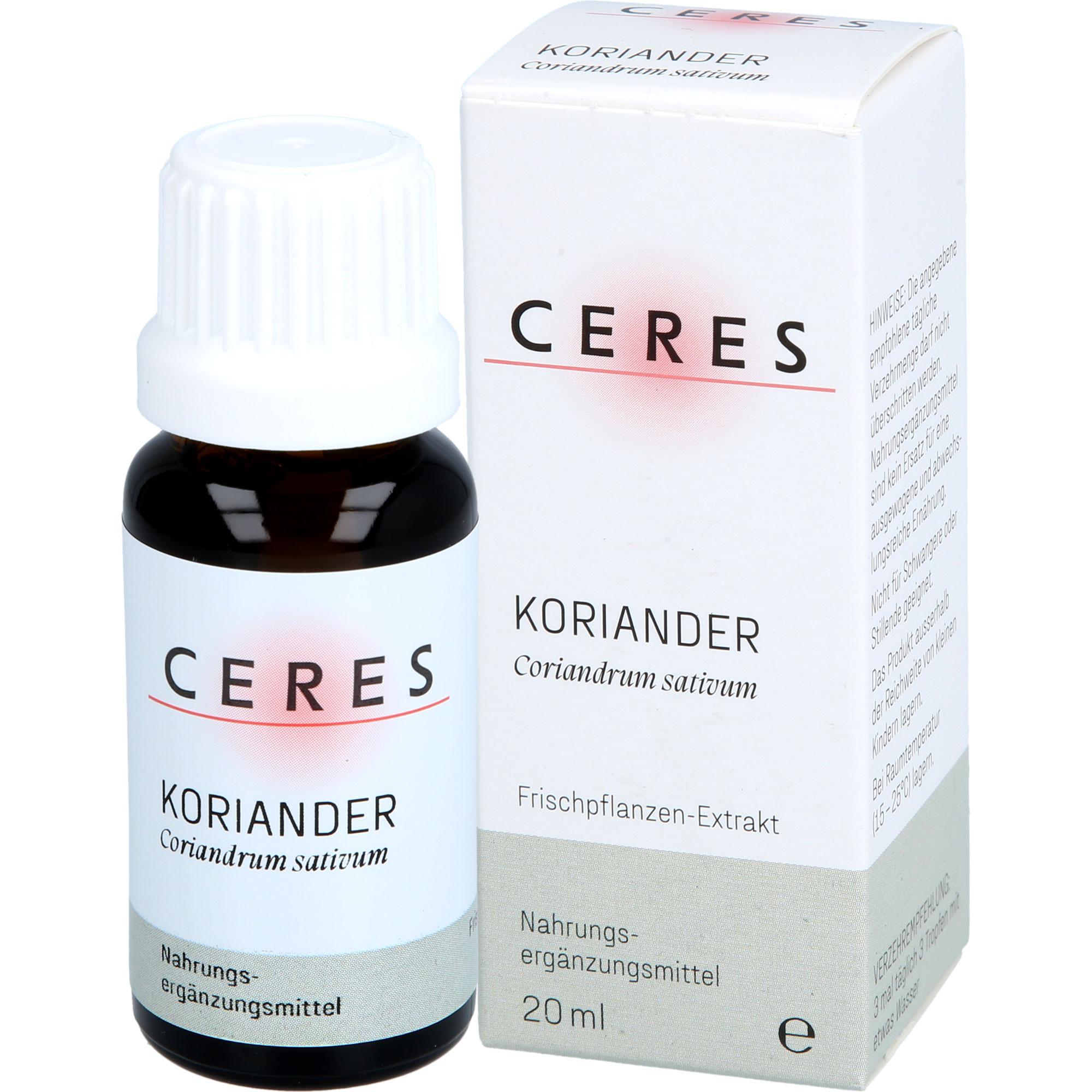 Ceres Koriander Coriandrum Sativum Extrakt 20 ml CERES Heilmittel bei onfy.de kaufen 19209174