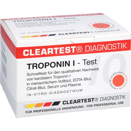 Troponin Infarkt Test Cleartest 10 St Diaprax bei onfy.de kaufen 03361218