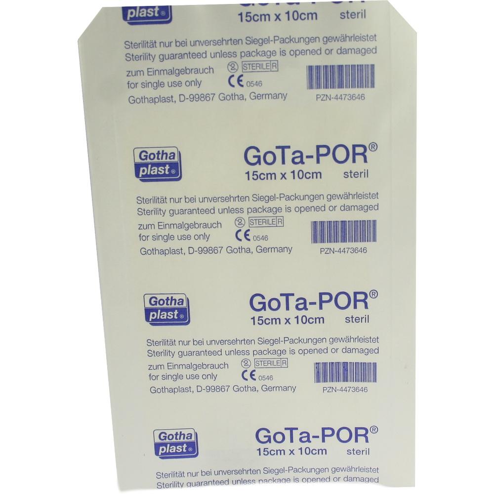 Gota-Por Wundpflaster Steril 150Mmx100Mm null