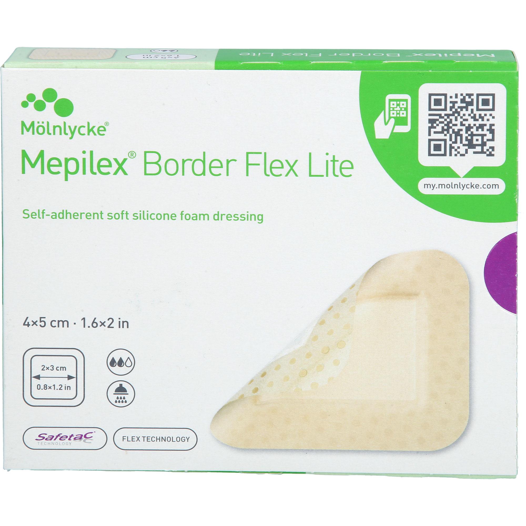 Mepilex Border Flex Lite Schaumverband 4x5 cm null