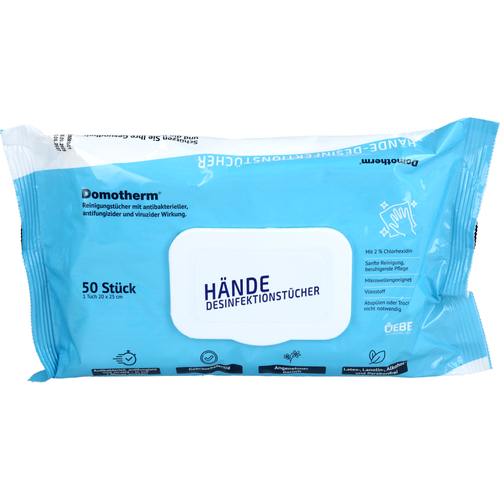 Domotherm Handdesinfektionstücher 50 St Uebe Medical bei onfy.de kaufen 19774721