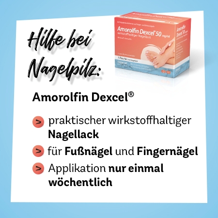 Amorolfin Dexcel 50 mg/ml Wirkstoffhaltiger Nagel. 3 ml Dexcel Pharma bei onfy.de kaufen 17417603