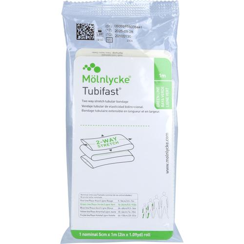 Tubifast 2-Way-Stretch Grün (5 cm Breit) 1 M 12 St Mölnlycke Health Care bei onfy.de kaufen 09932780