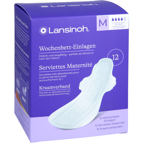 Lansinoh Wochenbett-Einlagen +2 Wochen 12 St. 12 St Lansinoh Laboratories Inc. Niederlassung Deutschland bei onfy.de kaufen 18657249