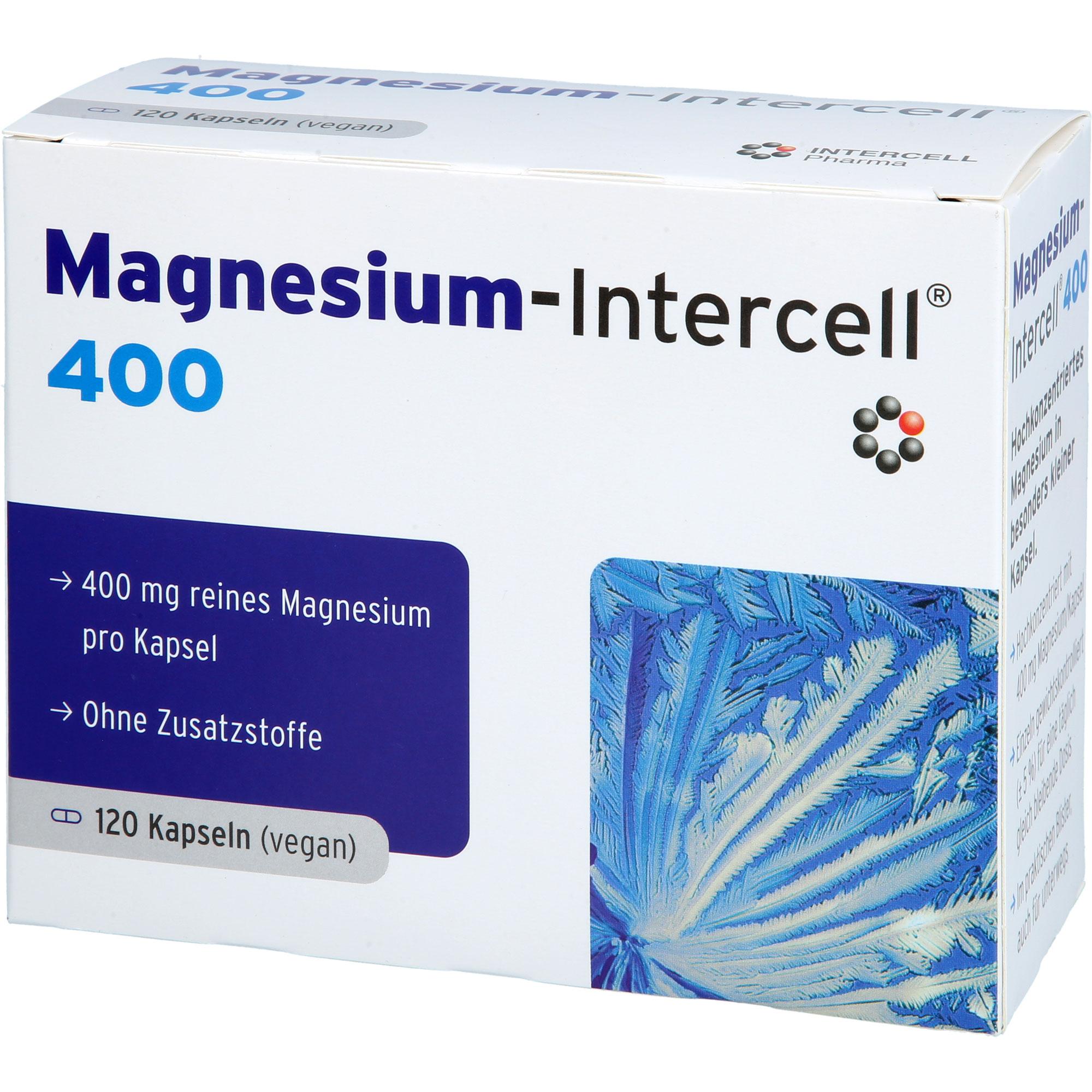 Magnesium-Intercell 400 120 St INTERCELL-Pharma bei onfy.de kaufen 19275656