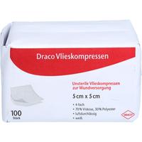 Vliesstoffkompressen 5x5cm Unsteril