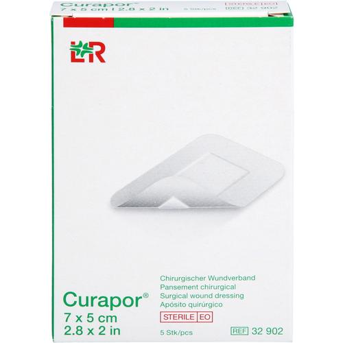 Curapor Wundverband Steril Chirurgisch 5x7 cm 5 St EurimPharm Arzneimittel bei onfy.de kaufen 19689406