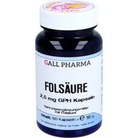 Folsäure 2.5mg Gph Kapseln