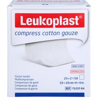 Leukoplast Compress Cotton Gauze Ste 10x10 8F null