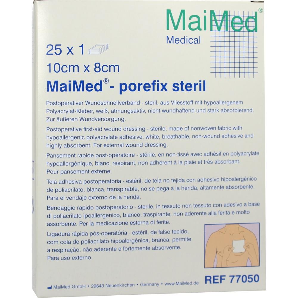 Maimed-Porefix Steril 10cmx8cm null