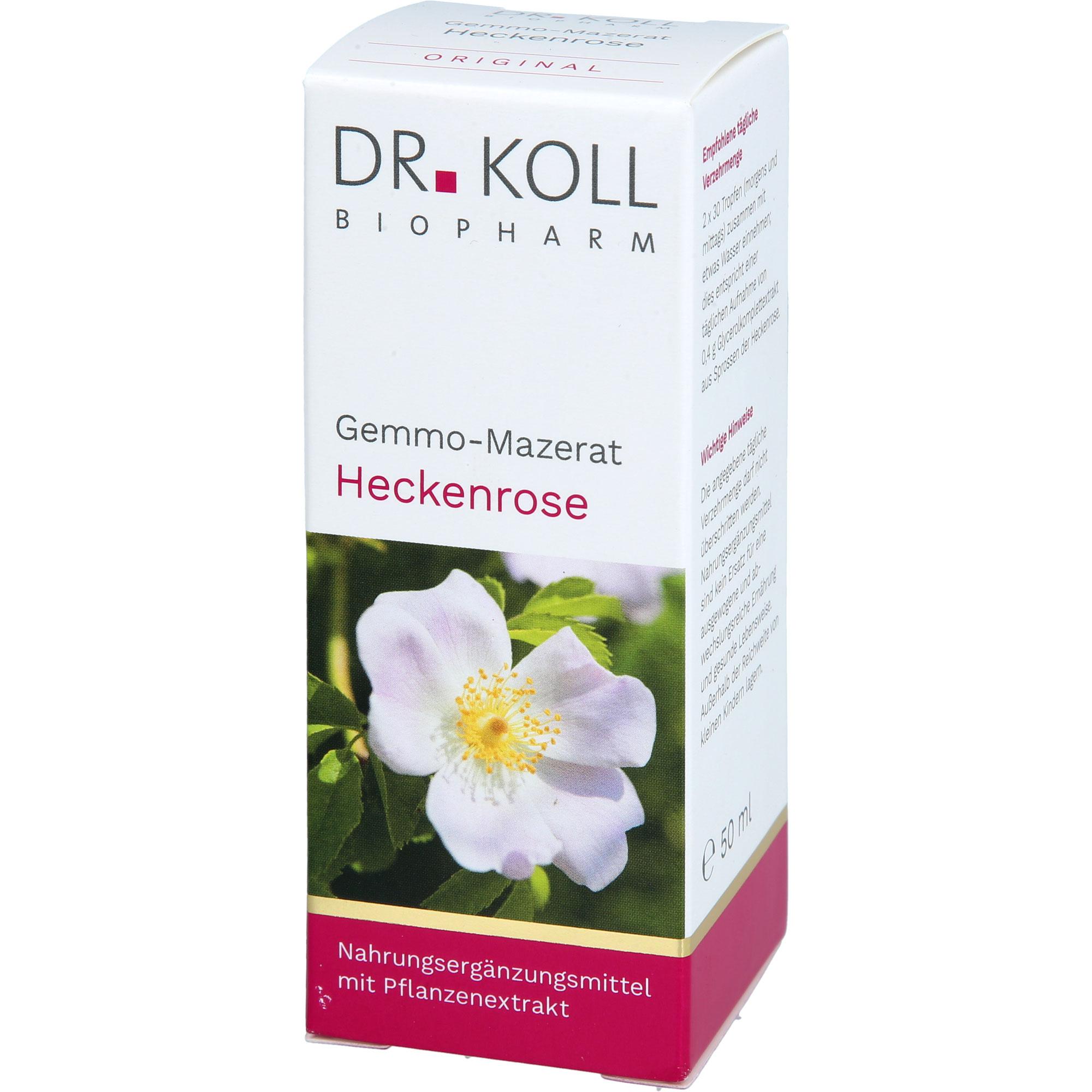 Gemmo-Mazerat Heckenrose Dr. Koll Rosa Canina 50 ml Dr. Koll Biopharm bei onfy.de kaufen 20059969
